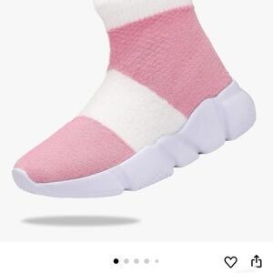 Pink and White  bo o t s